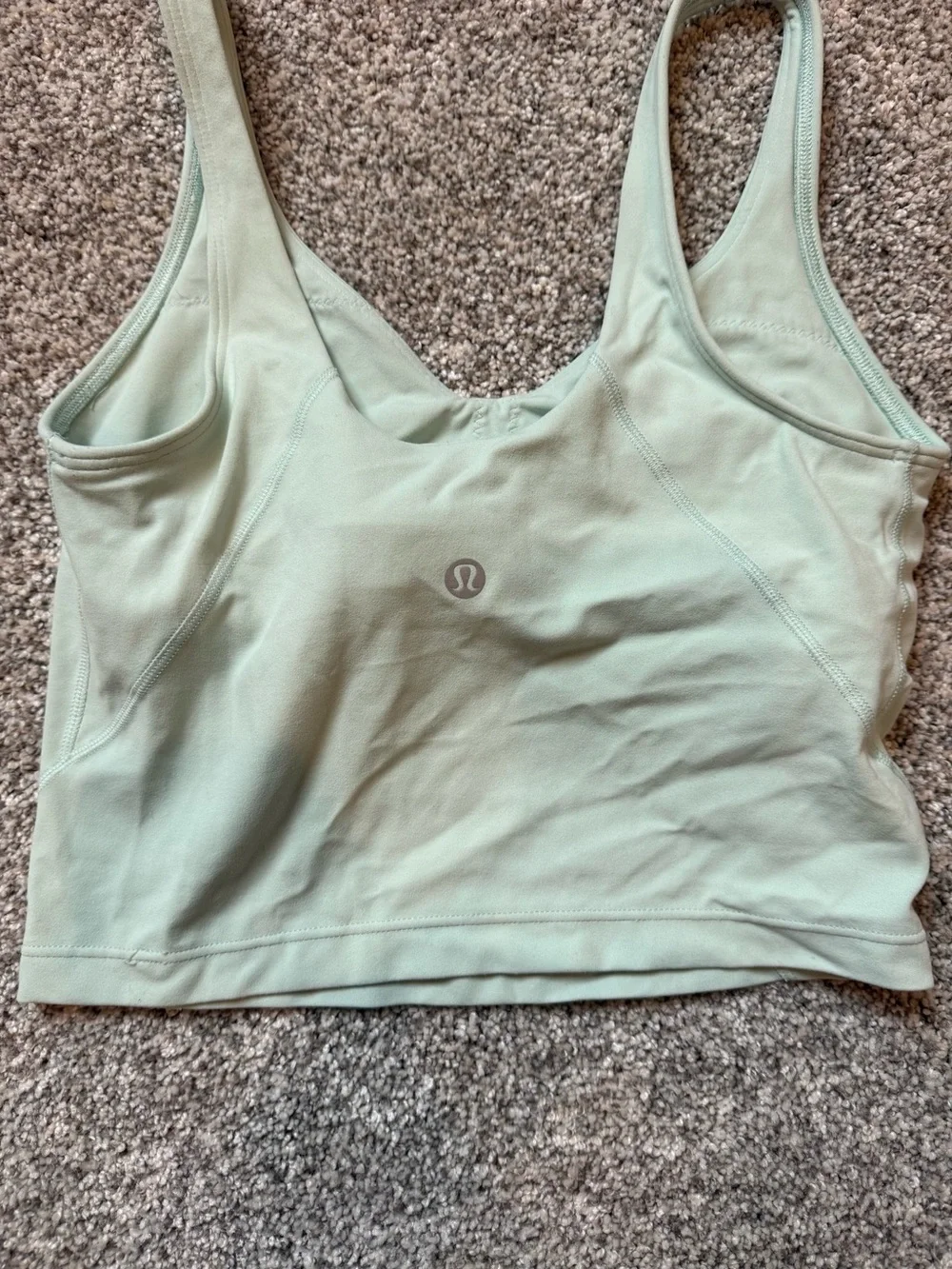 lululemon athletica Scoop Neck Crop Tank - Mint Green